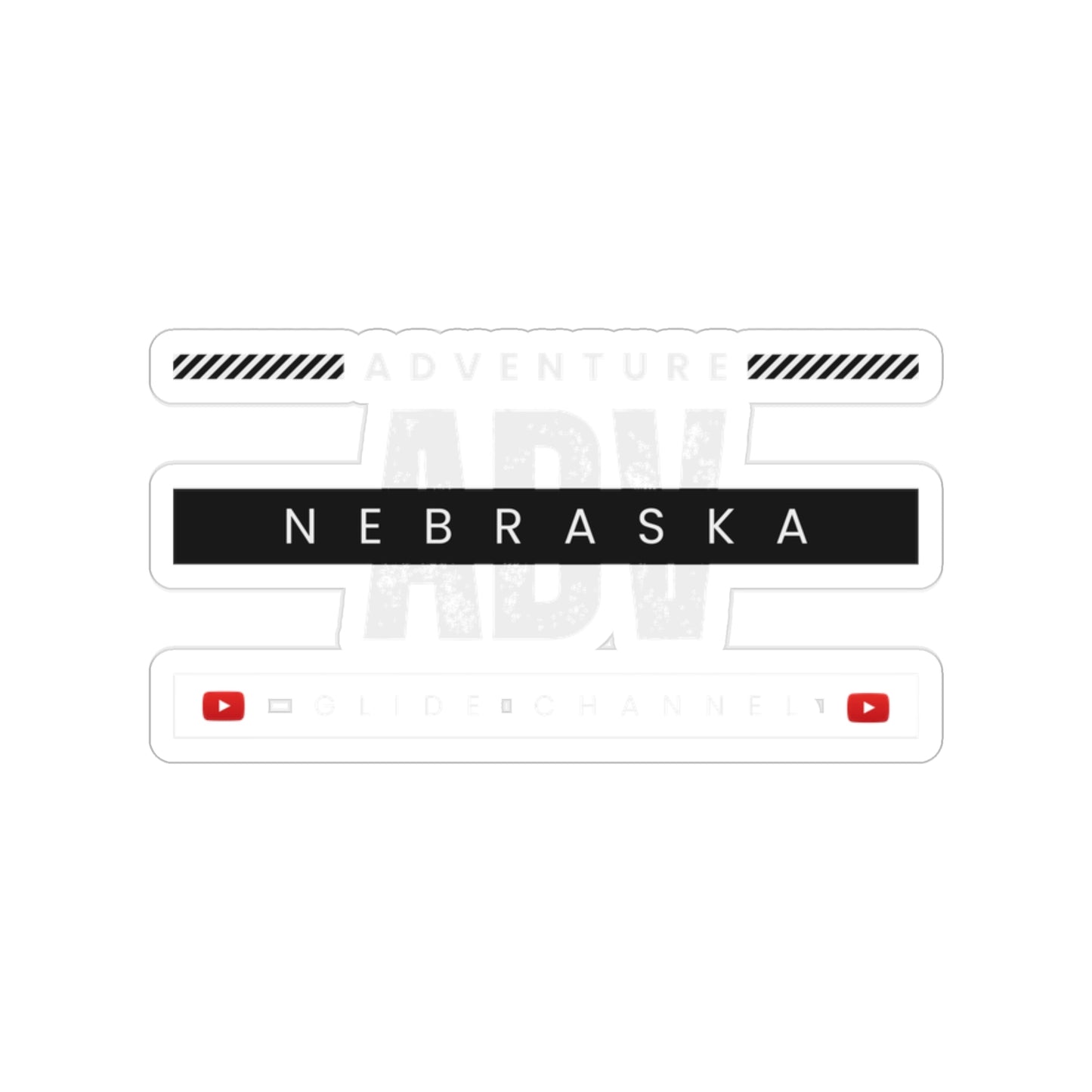 ADV NEBRASKA STICKER