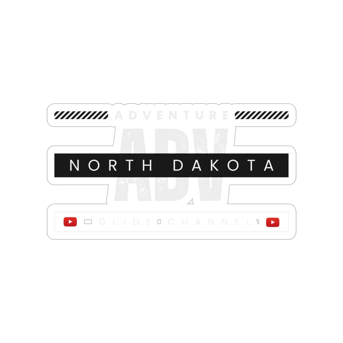 ADV NORTH DAKOTA STICKER