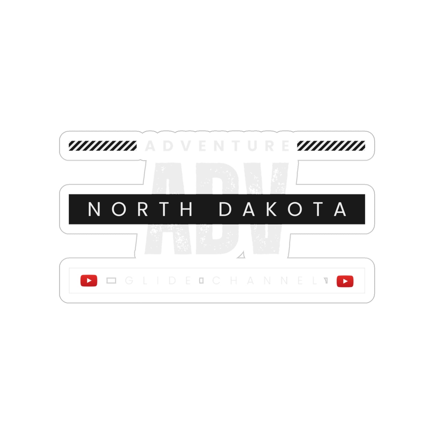 ADV NORTH DAKOTA STICKER